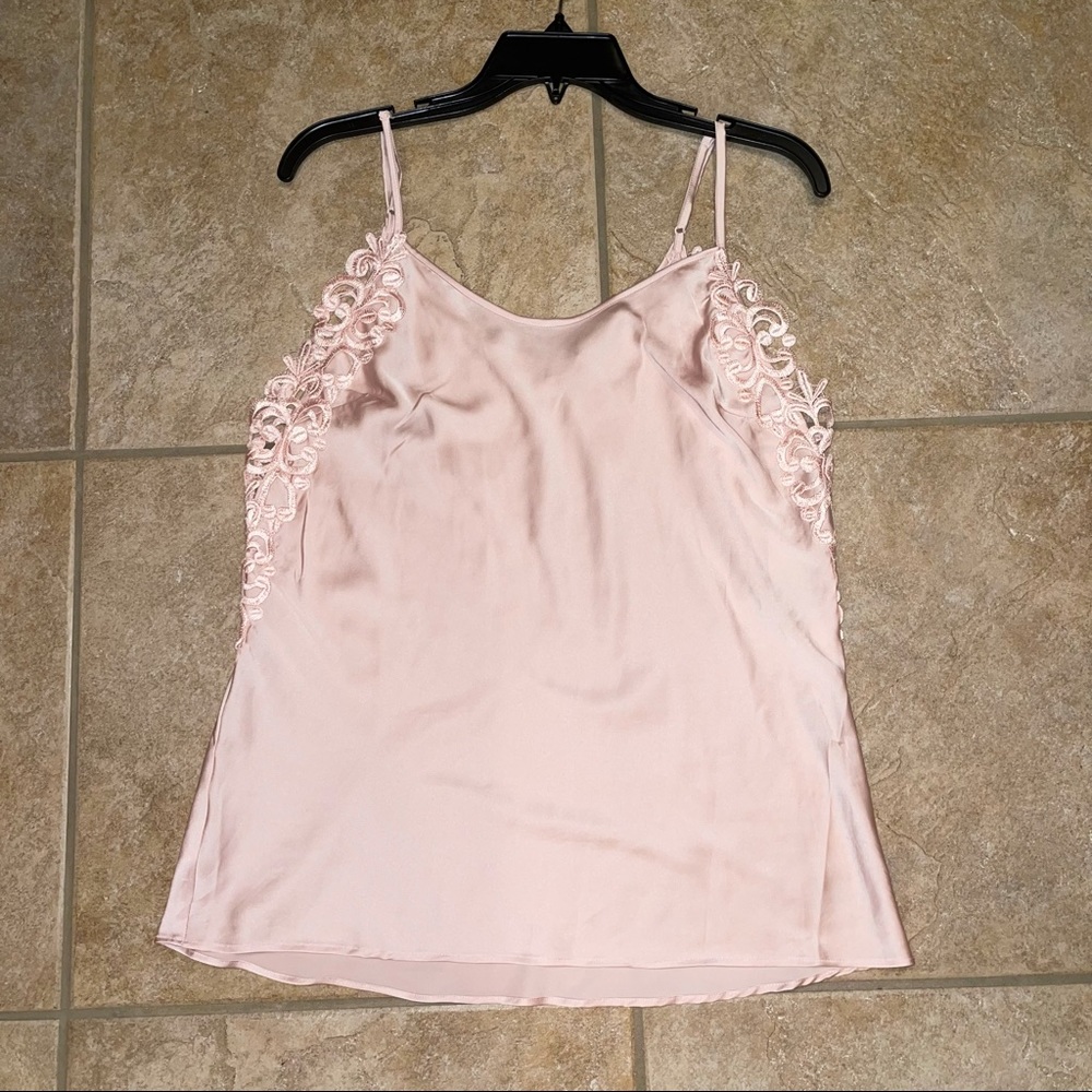 Modern movements satin lace cami